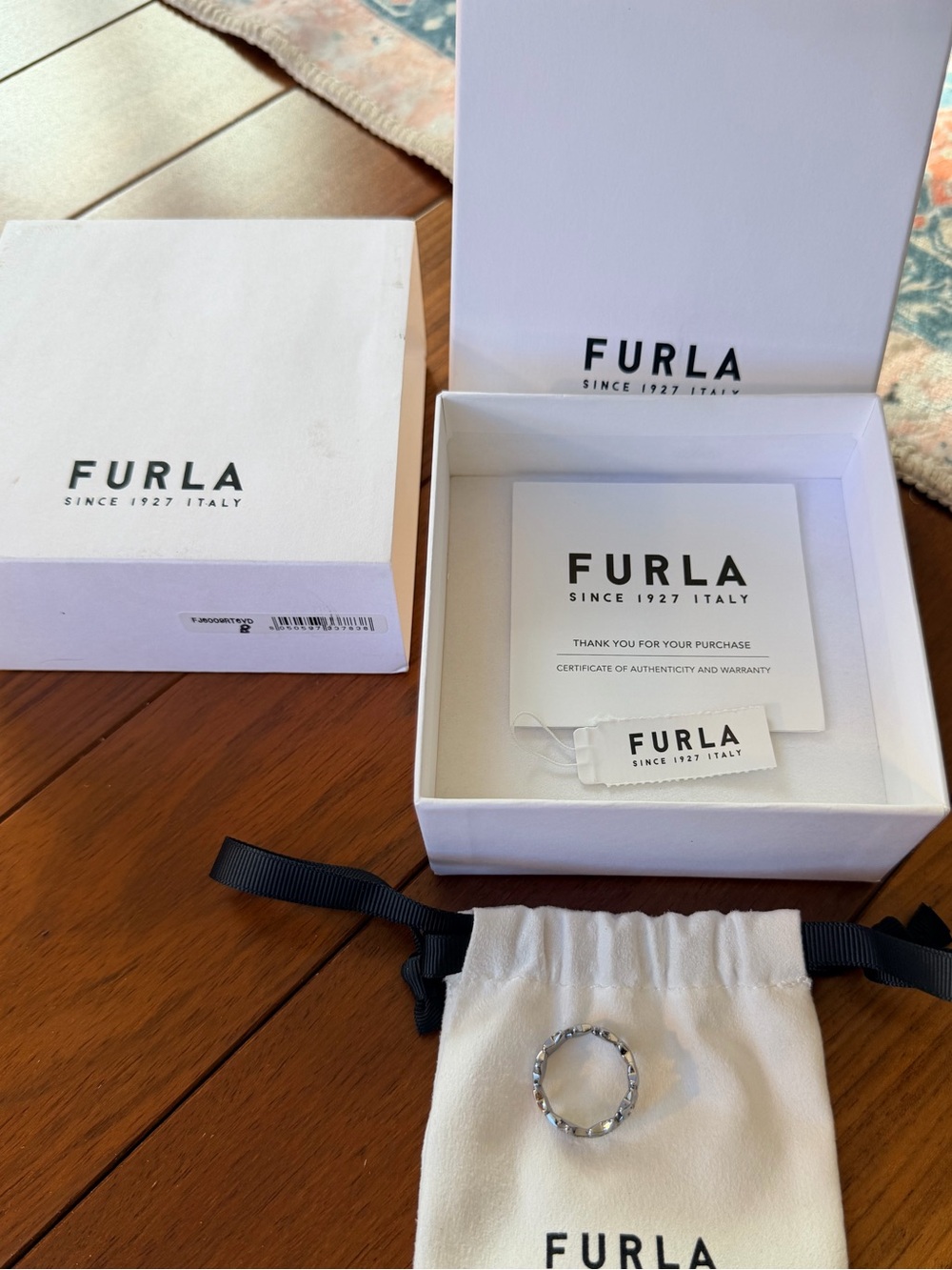 FURLA STARS Women's Ring (Model: FJ6009RT6VD). Full inclusion! Box & Dust Bag. - Picture 3 of 4